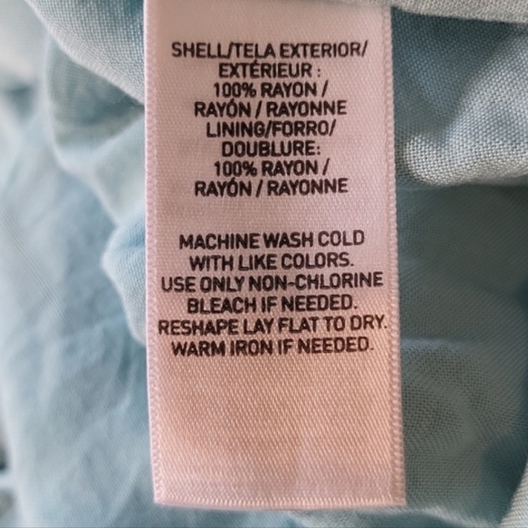 M/L Ella Moon Floral Off the Shoulder Elastic Waist Lined Dress - Picture 11 of 11